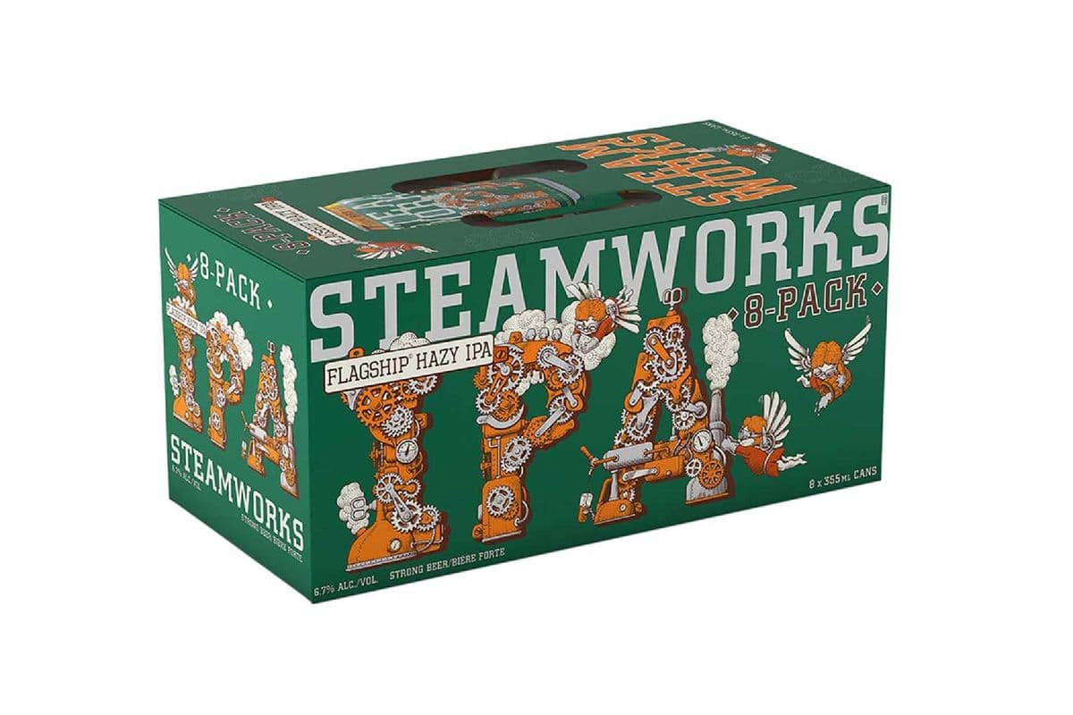 Steamworks Flagship Hazy IPA (8 x 355ml)