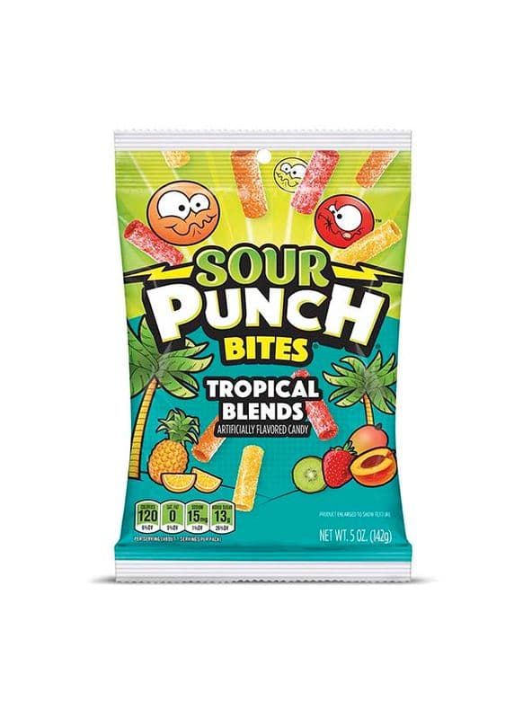 Sour Punch Bites-Tropical Blends 142g