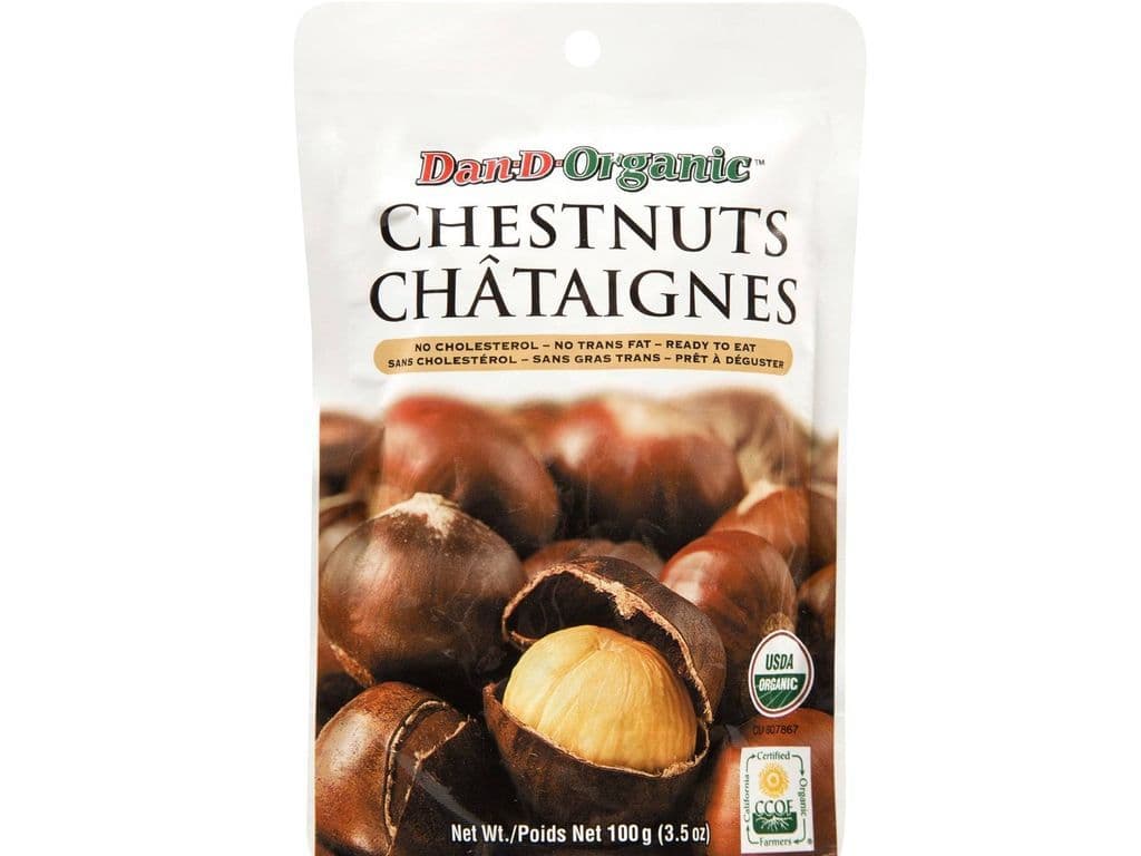 DAN D PAK ORGANIC CHESTNUTS 100G