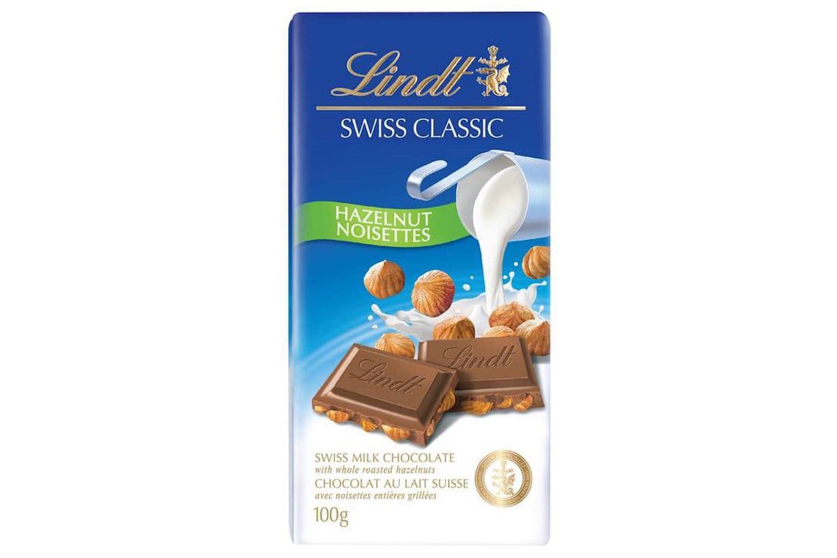 Lindt Swiss Classic - Noisettes / Hazelnut (100 g)