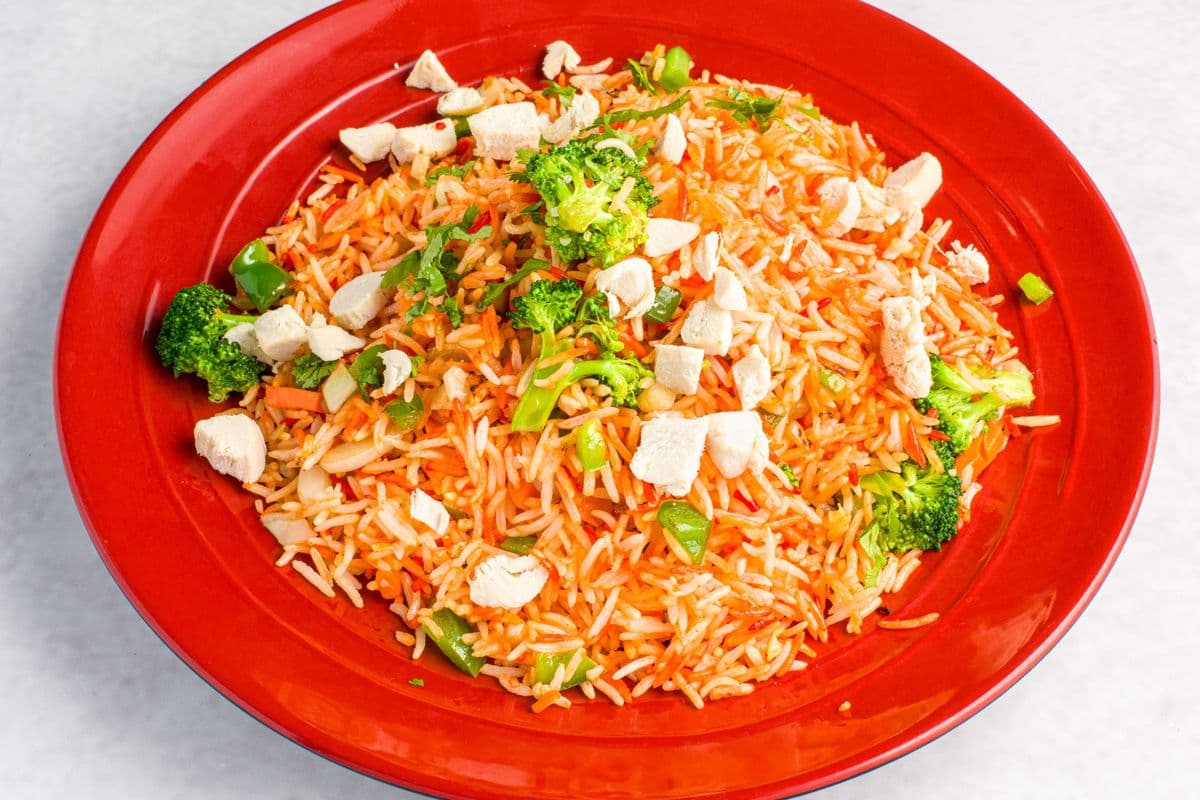 Manchurian Chicken Fried Rice