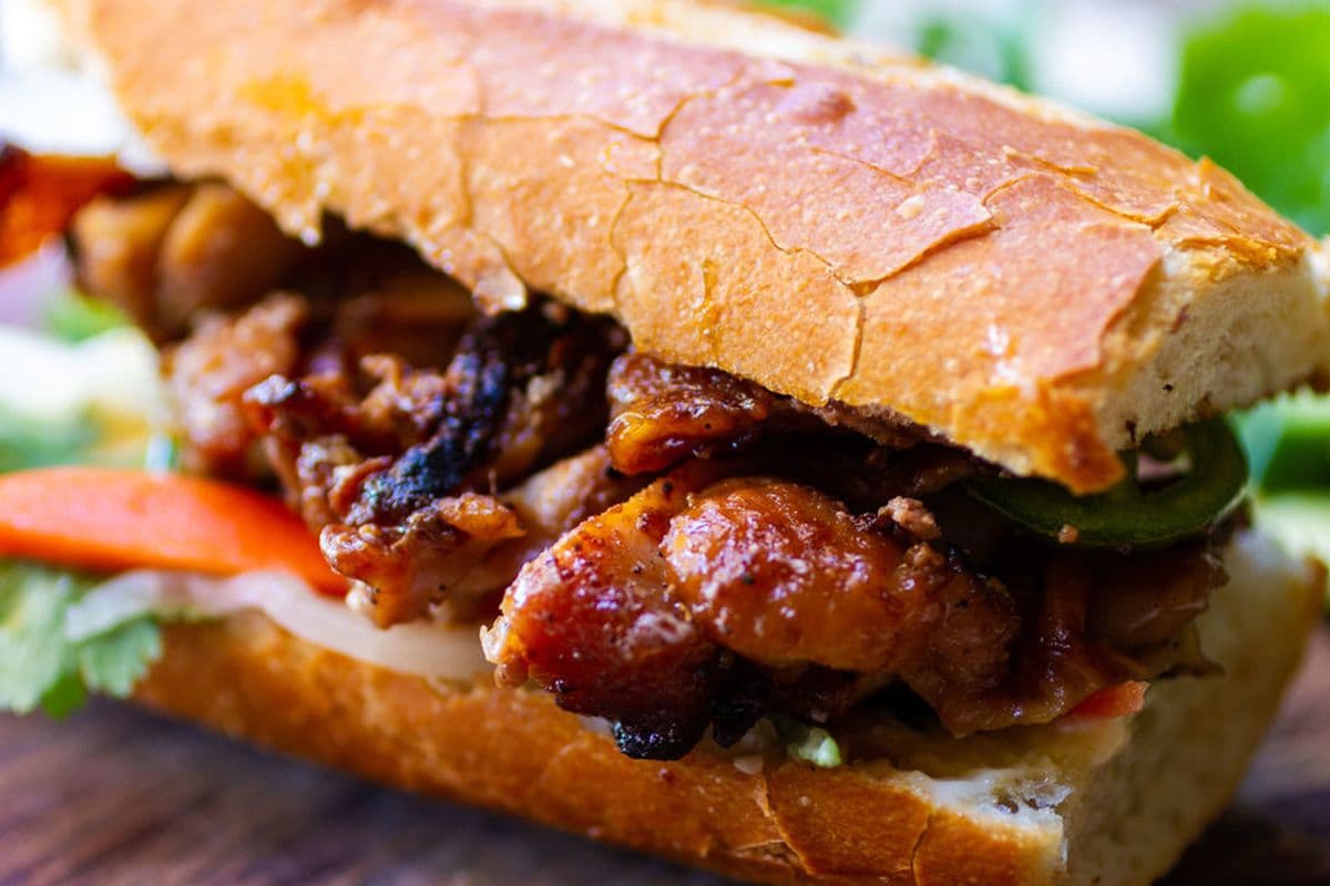 6. Grilled Chicken Sandwich / Bánh Mì Gà Nướng