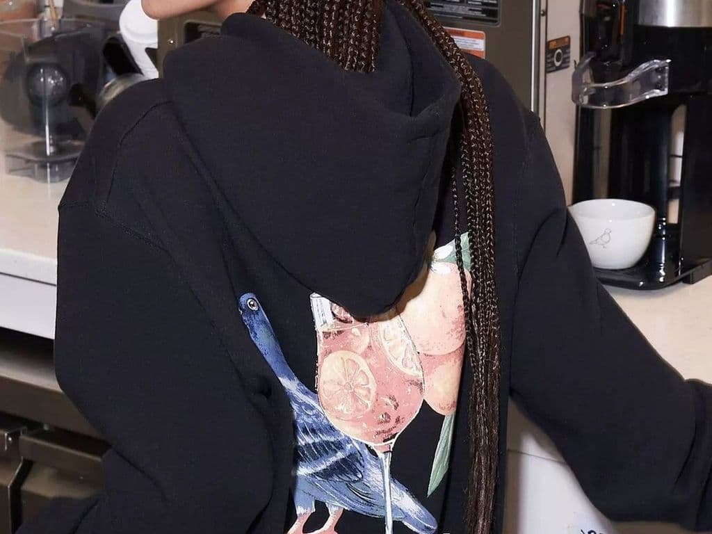 Black Aperol Hoodie