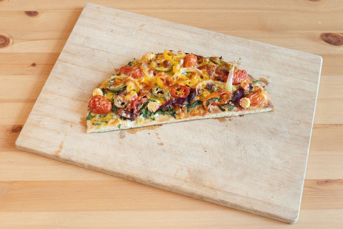 Rainbow Veggie Flatbread