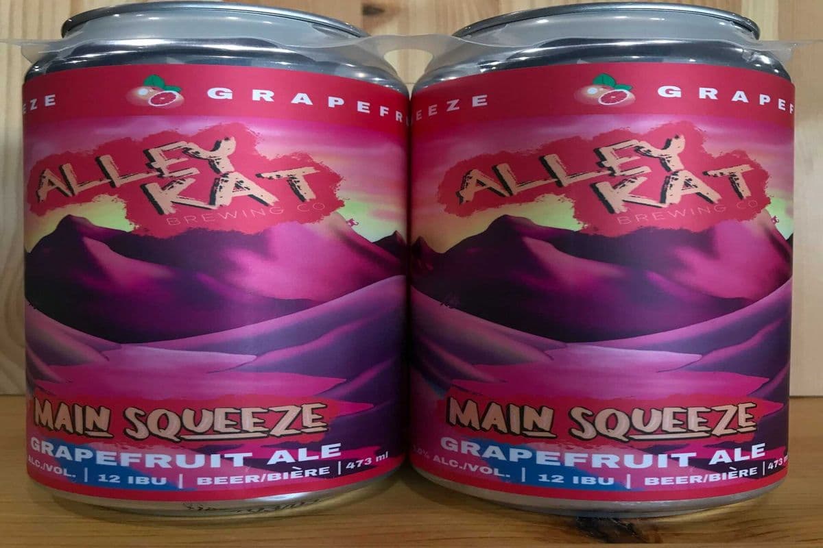 883685. ALLEY KAT MAIN SQUEEZE GRAPEFRUIT ALE (1 x 4pc)