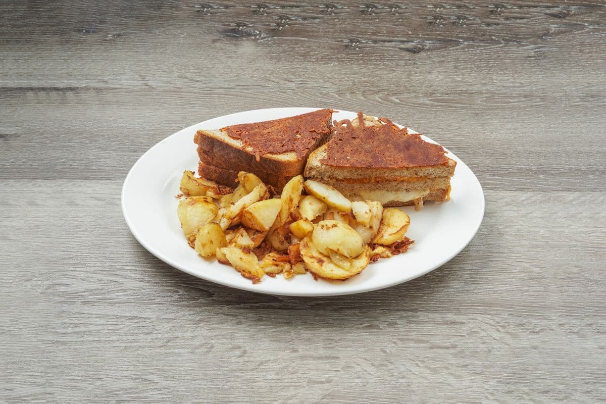 Triple Stack Grilled Cheese Sandwich