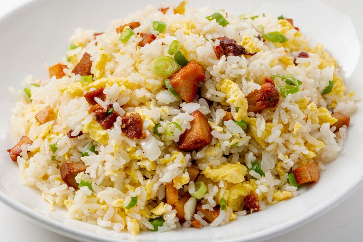 702. BBQ Chicken and Egg Fried Rice 叉燒雞炒飯