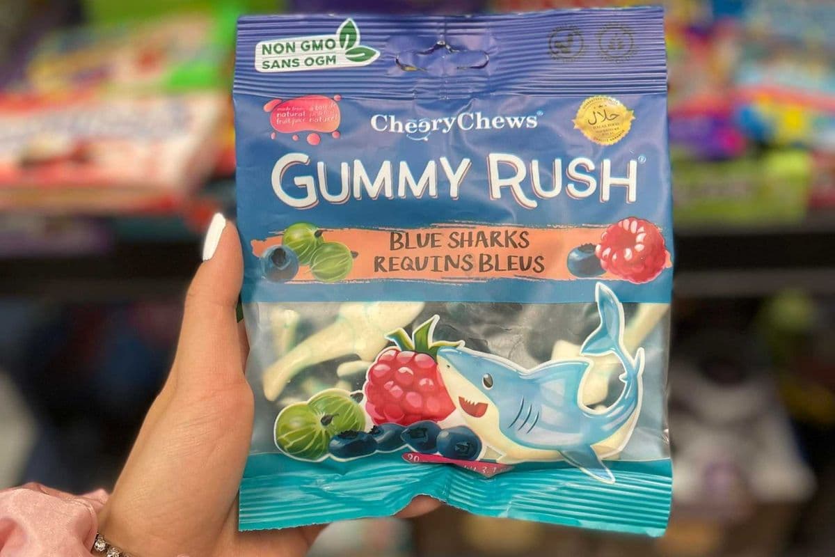 Gummy Rush Blue Sharks - 90g