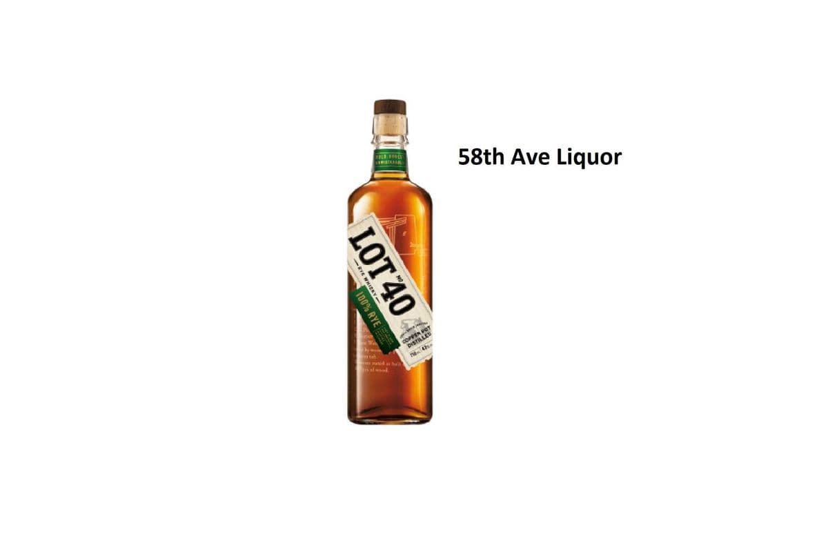 LOT NO 40 RYE 750ML (1 x 750ML)