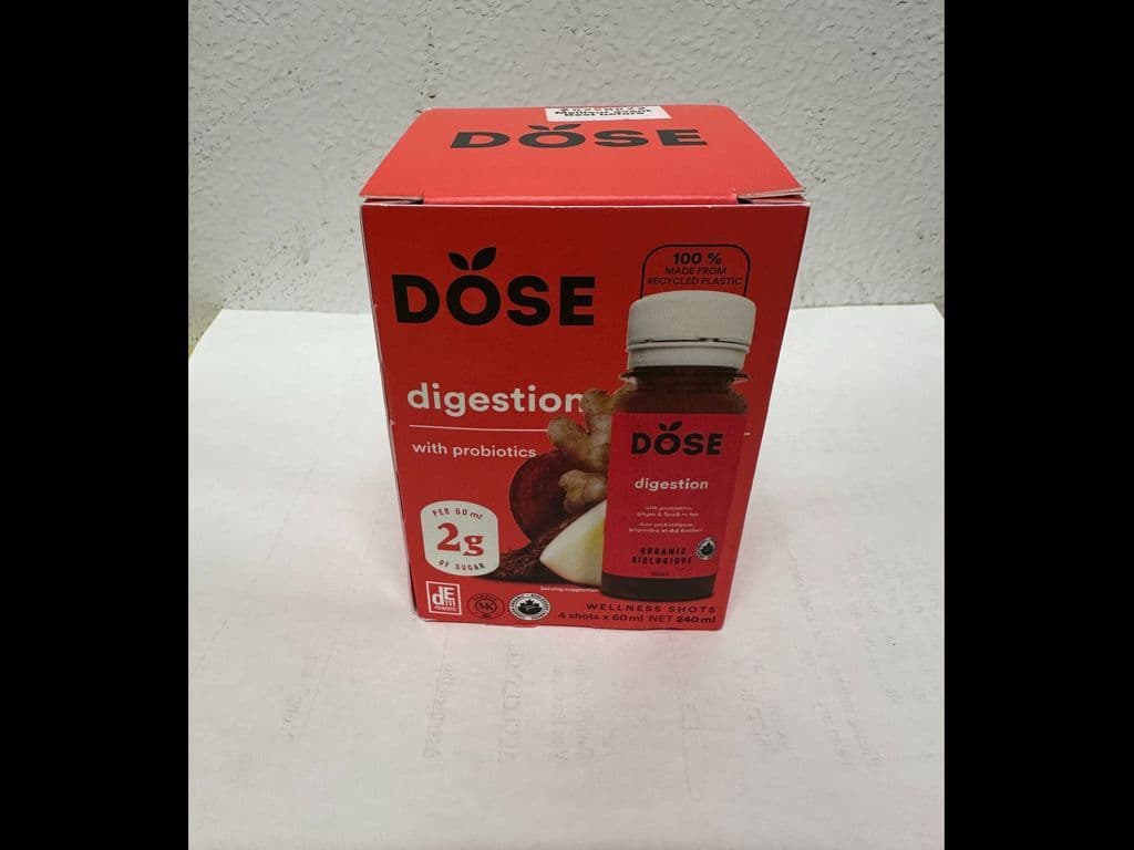 DOSE ENERGY SHOT DIGESTION 4X60ML