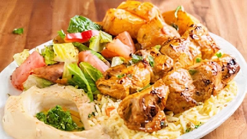 Plat Shish tawook