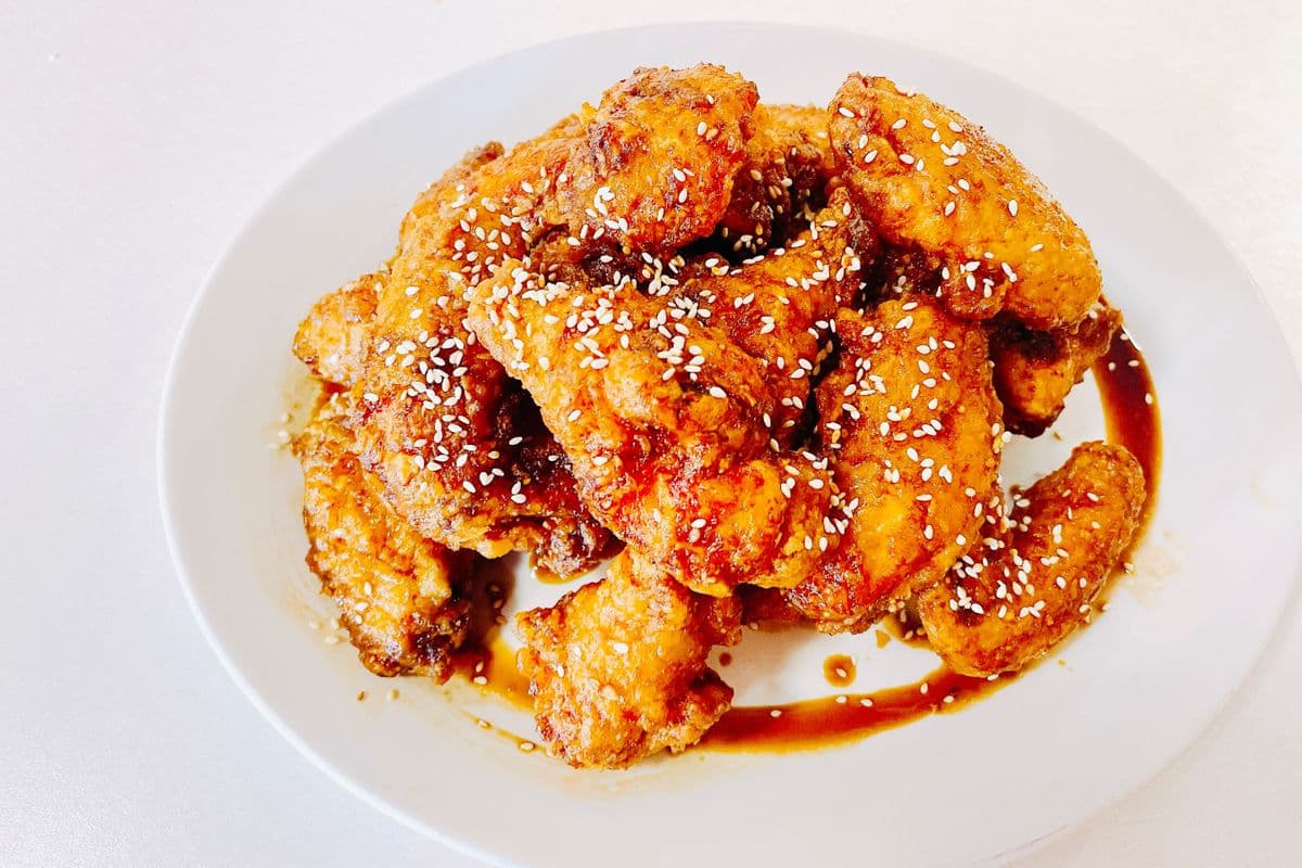 51. Ganjang Chicken Wings (Half) (10-12 pieces)