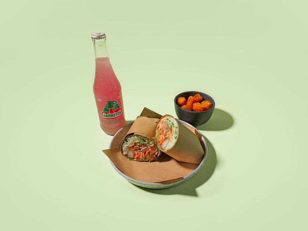 Lemongrass Chicken Burrito Combo '