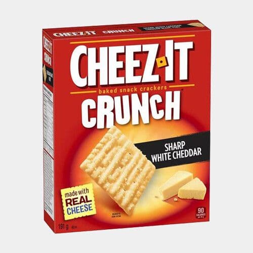 Cheez-It® Baked snack crackers white cheddar (200g) / Cheez-It® Baked Snack Crackers White Cheddar (200g)