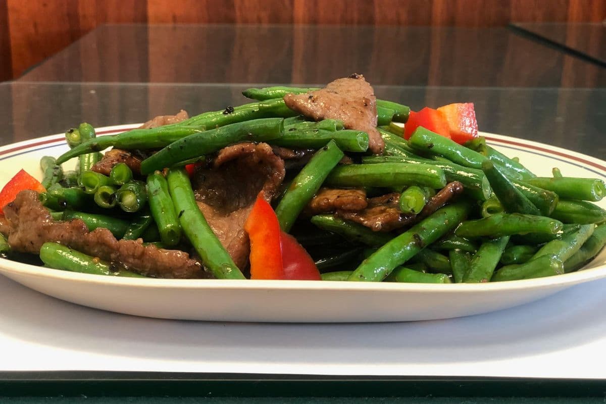 Beef and Green Bean with Black Bean Sauce