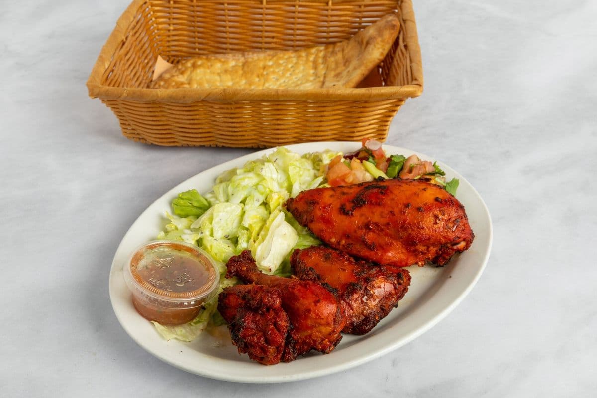 Half Chicken Salad/Naan