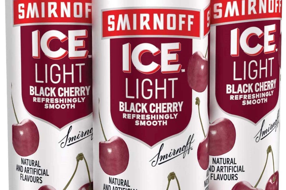 SMIRNOFF ICE LIGHT BLACK CHERRY & SODA (4 PACK) (4 x 355ML CAN)