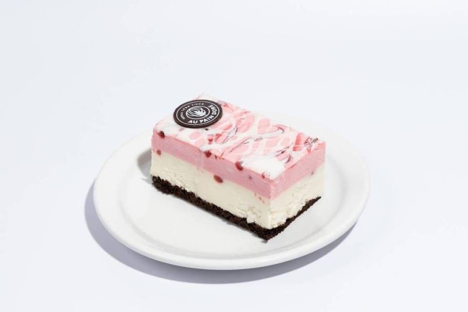 NOUVEAU!   Gâteau fromage framboise (portion individuelle) /  NEW!  Raspberry Cheesecake (individual portion)