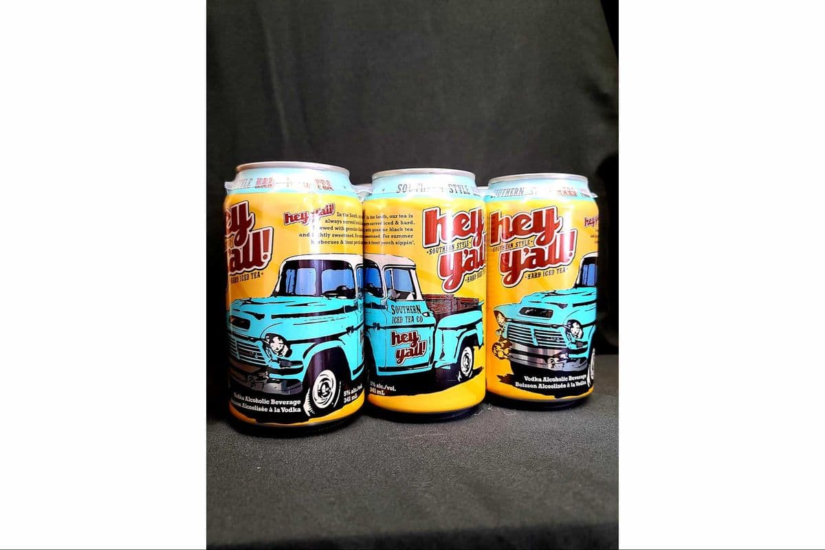 Hey Y'all Original Iced Tea 6 CANS (6 x 355ml cans)