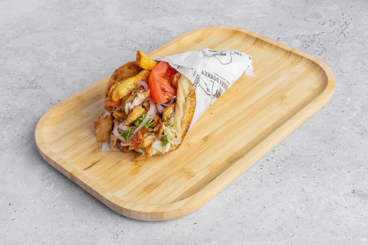 Traditional Chicken Gyro Pita