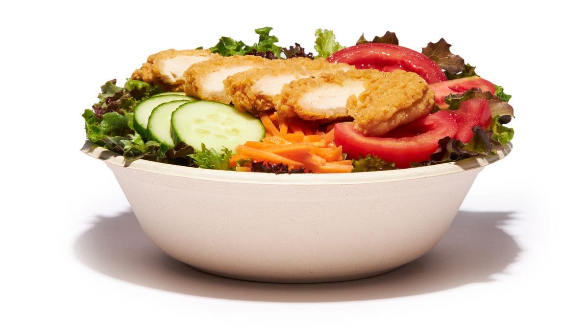 Salade de poulet croustillant