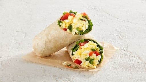 Egg Salad on a wrap