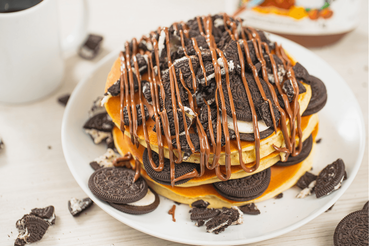 Three Oreo Cookies Pancakes