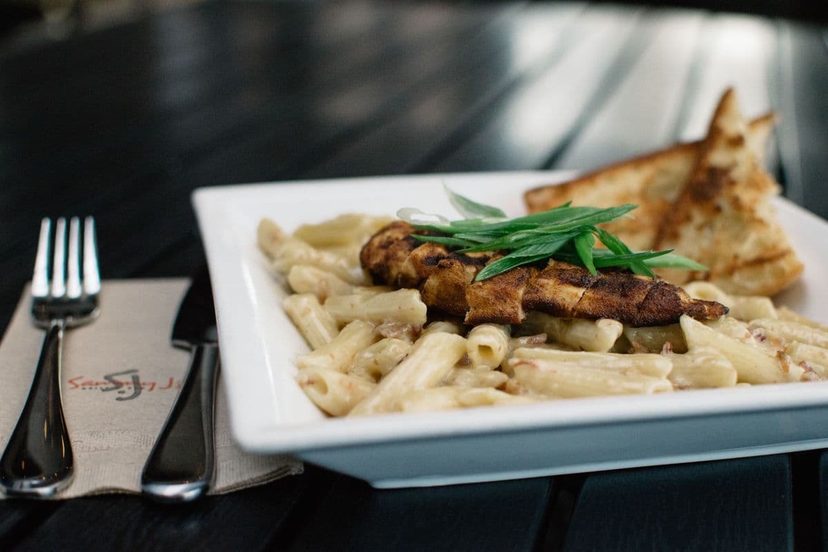 Blackened Chicken Four-Cheese Penne