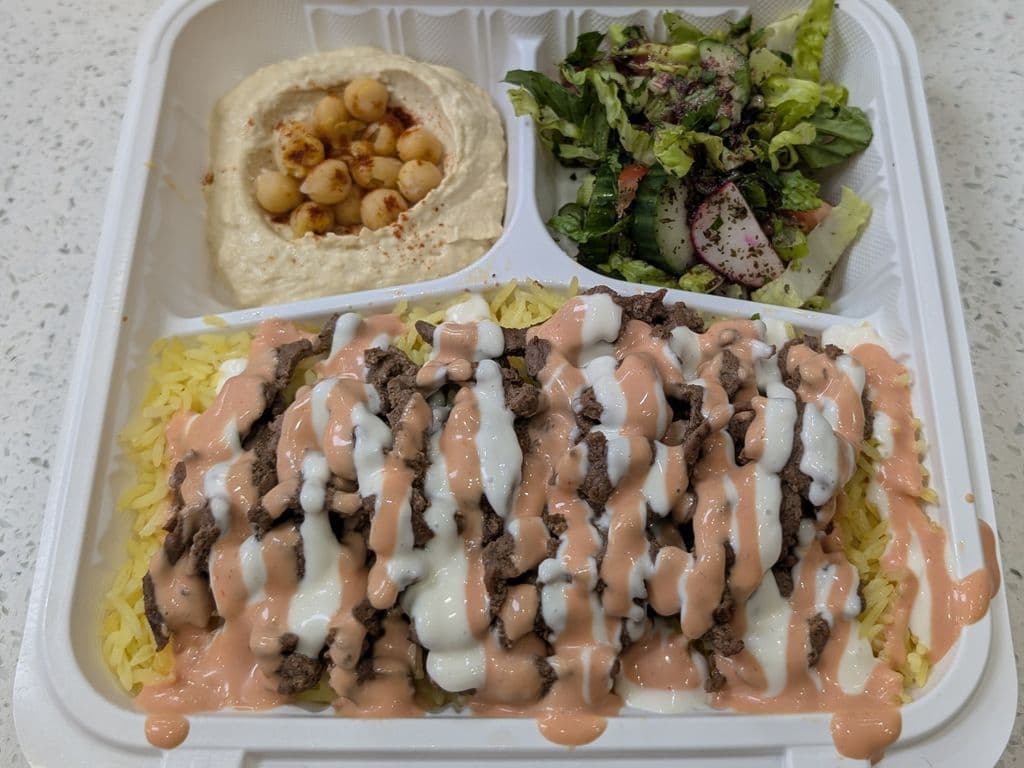 BEEF SHAWARMA PLATE