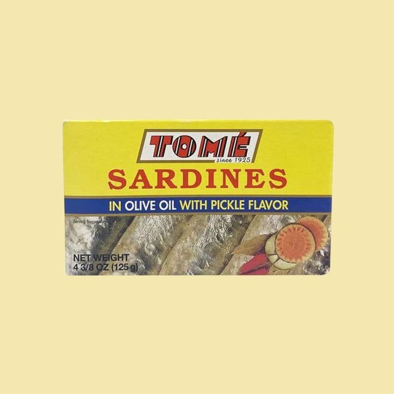 Sardines in Olive Oil w/ Pickle 125g - Tome