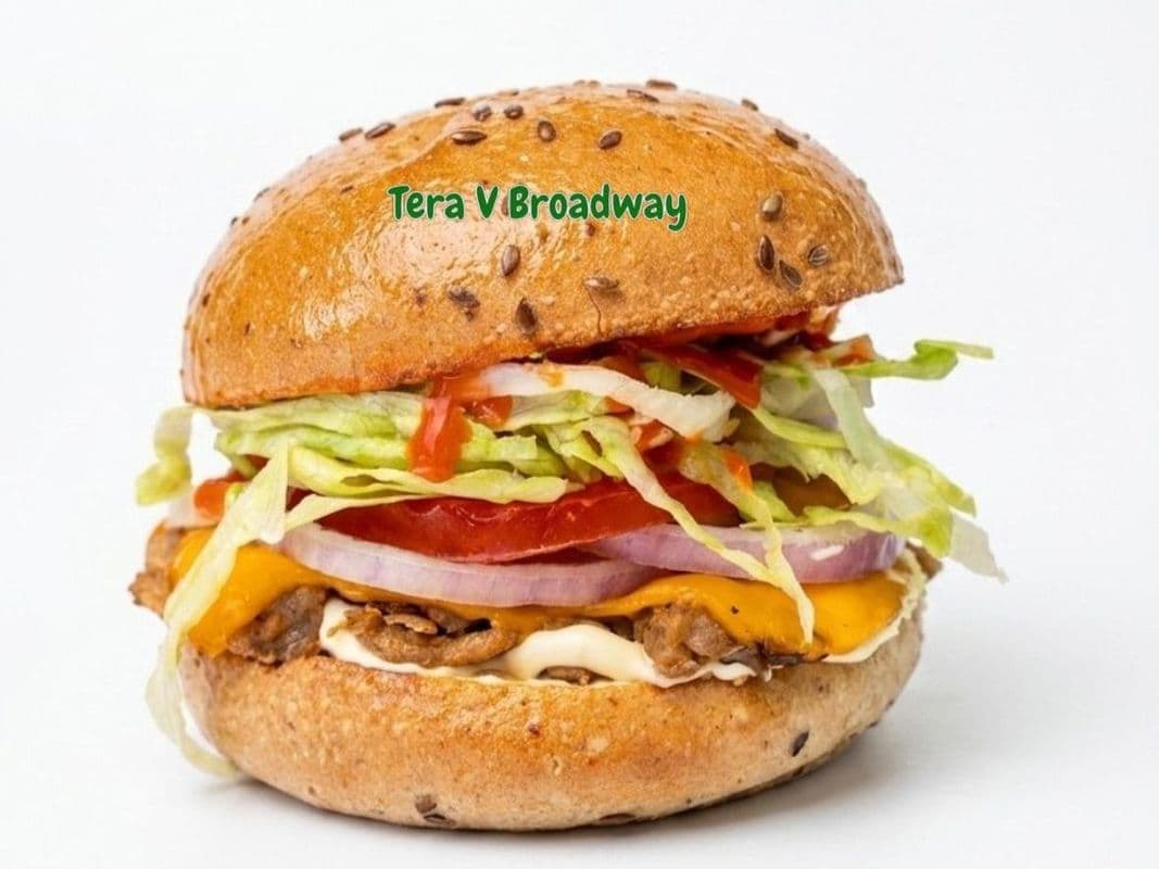 Buffalo Pulled Chickun Burger (V)(GF)