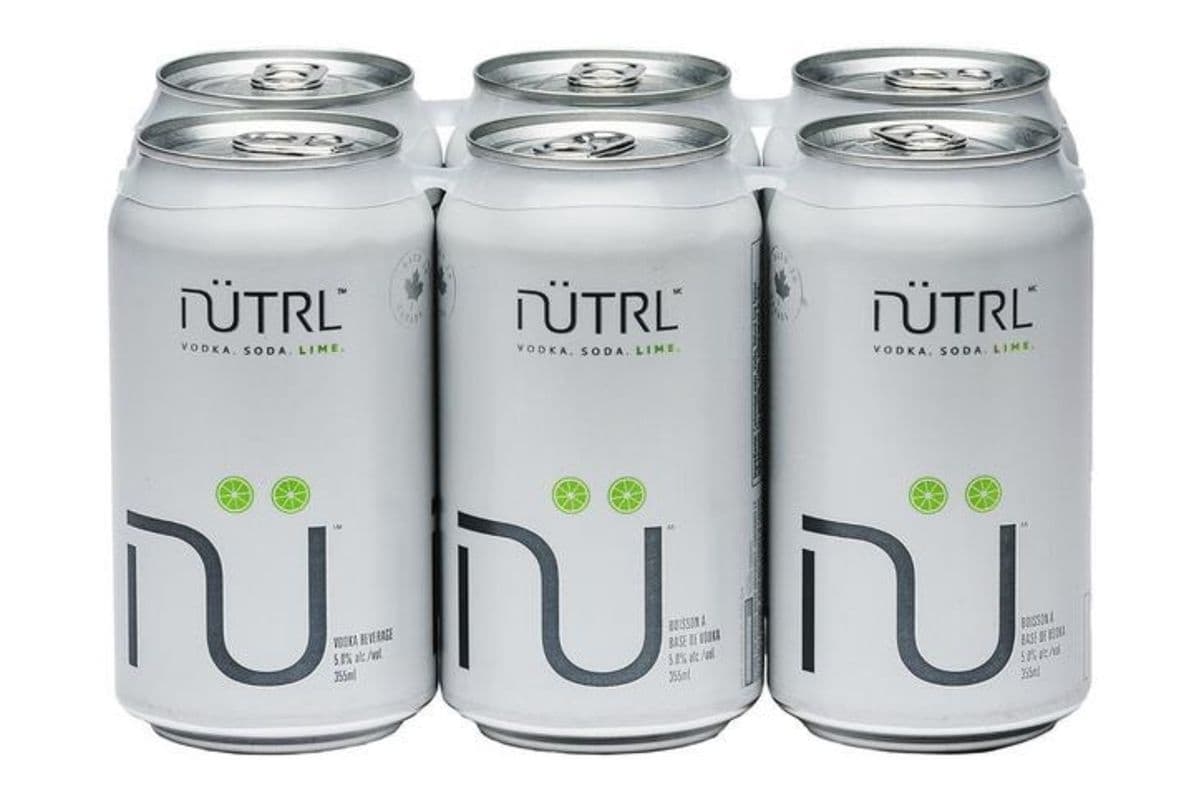 Nutrl Vodka Lime (6 Cans) (1 x 355 ML CAN)