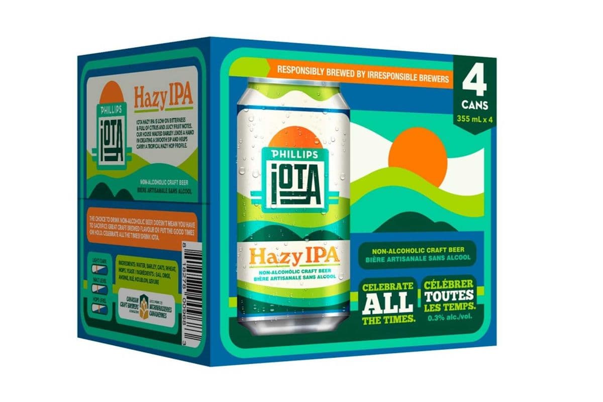PHILLIPS IOTA HAZY IPA 4 CANS (4 x 355 ML)