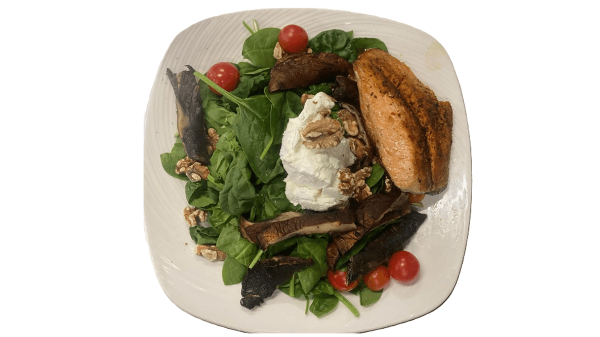 Portobello Salmon Salad