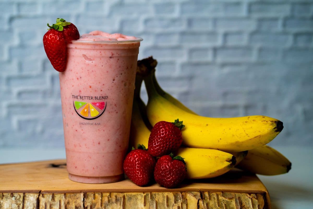 Strawberry Banana Fruit Smoothie