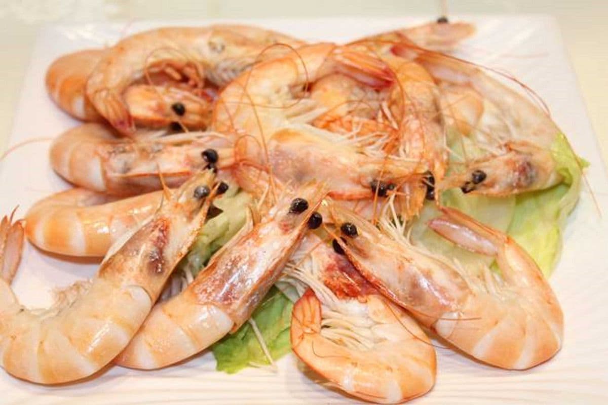 白灼中虾Boiled Shrimp