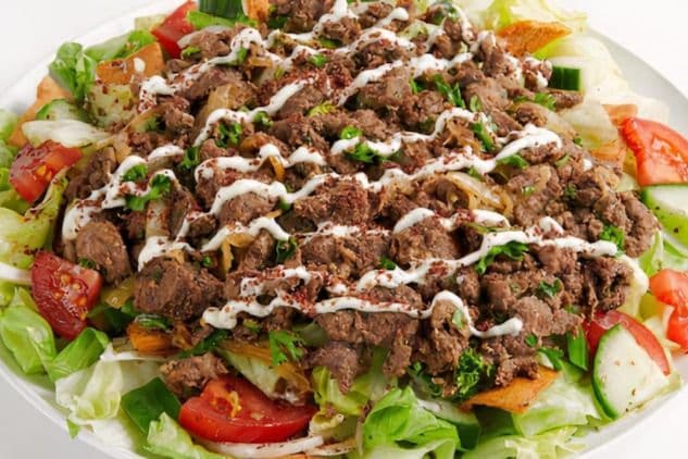 Lamb on Salad
