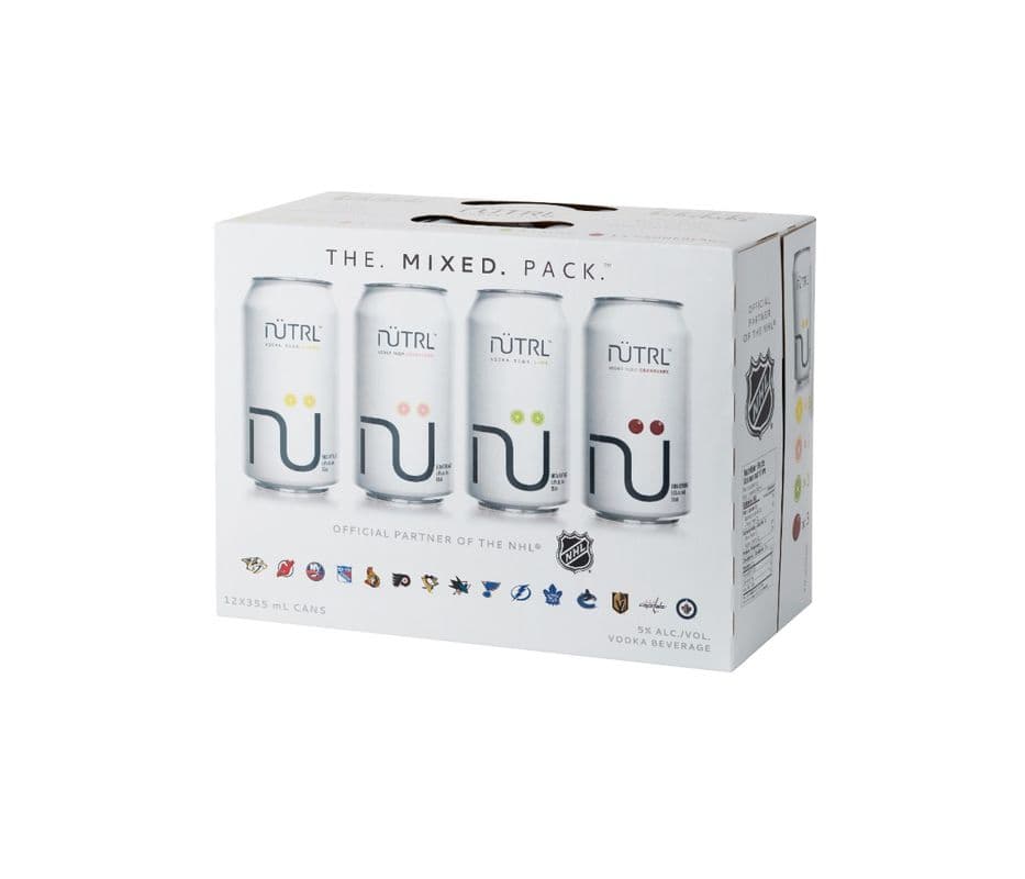 Nutrl Vodka Soda Mixed (12 Pack Cans) (12 x 355 ml)