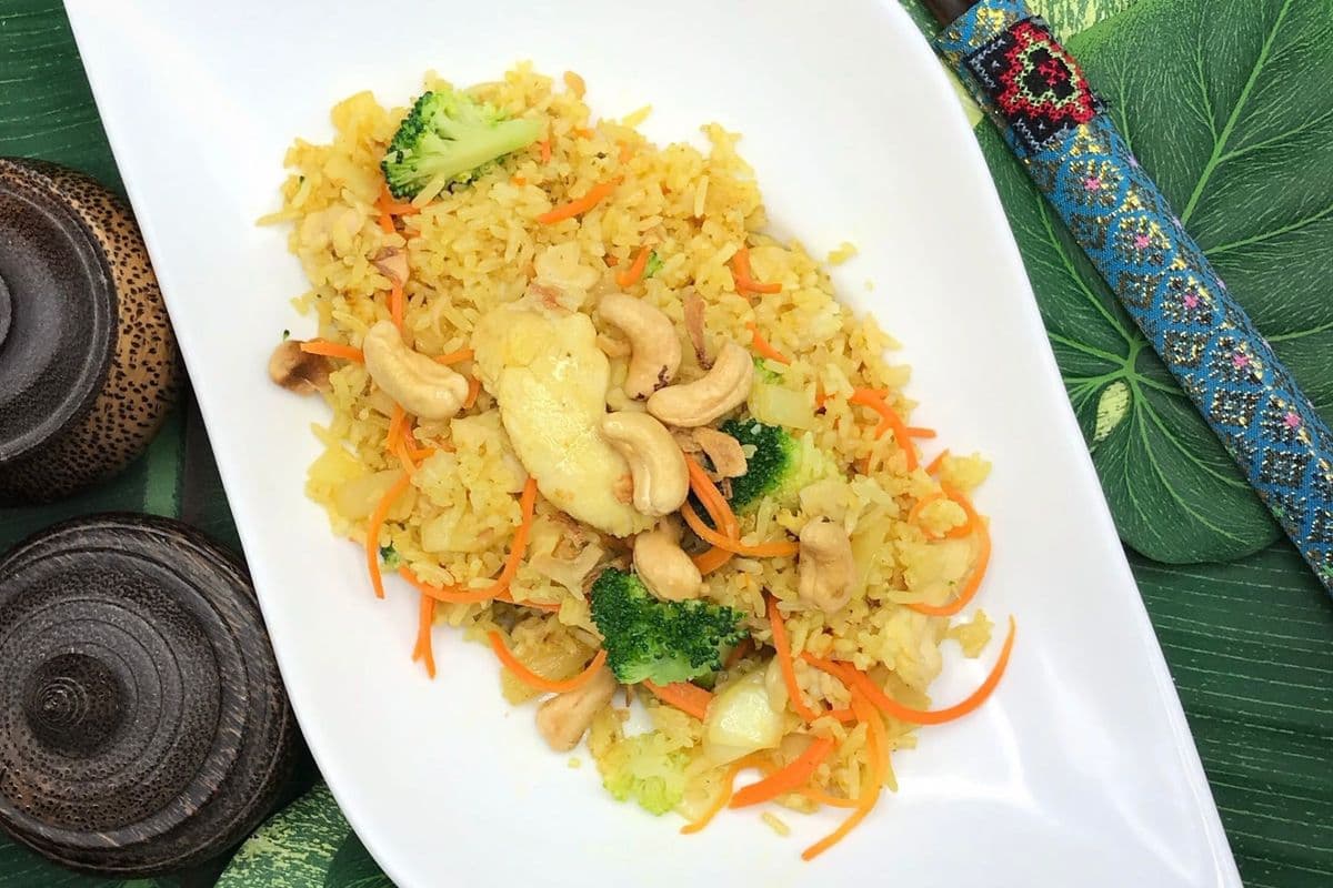 Pineapple Chicken Fried Rice