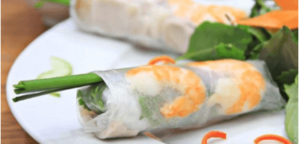 A3. Shrimp Salad Rolls (4 pcs) (Cold Roll)
