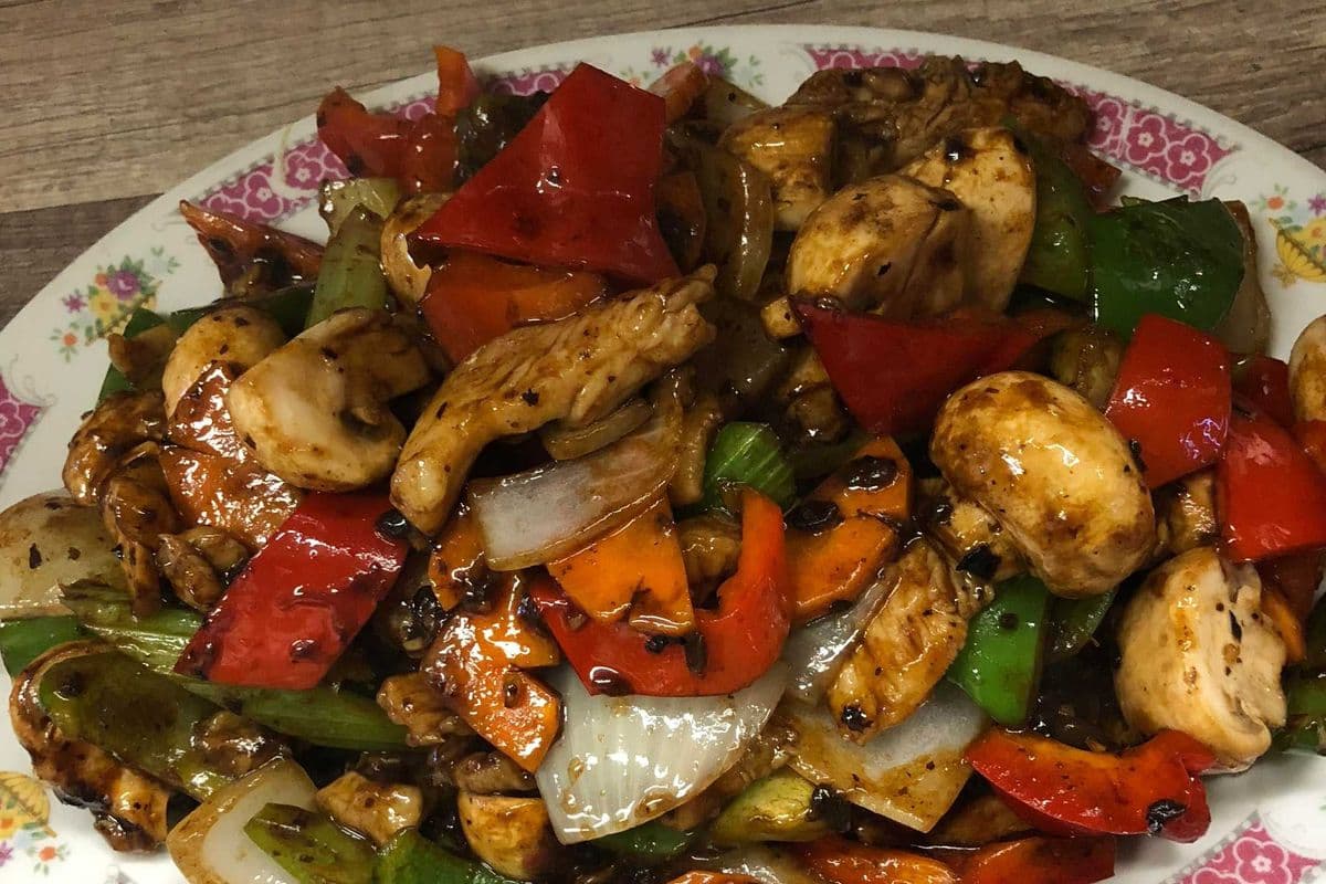 48. Chicken with Black Bean Sauce