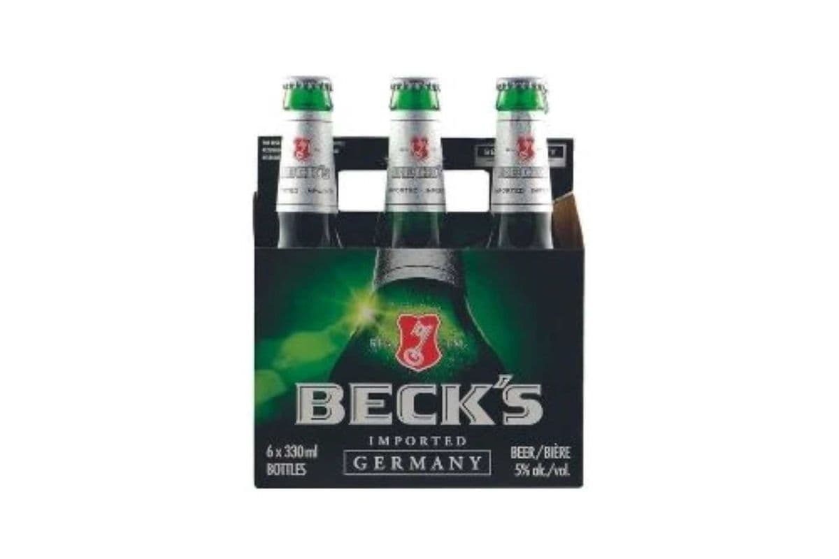 BECK'S LAGER (6 BOTTLES) (6 x 330ML BOTTLE)