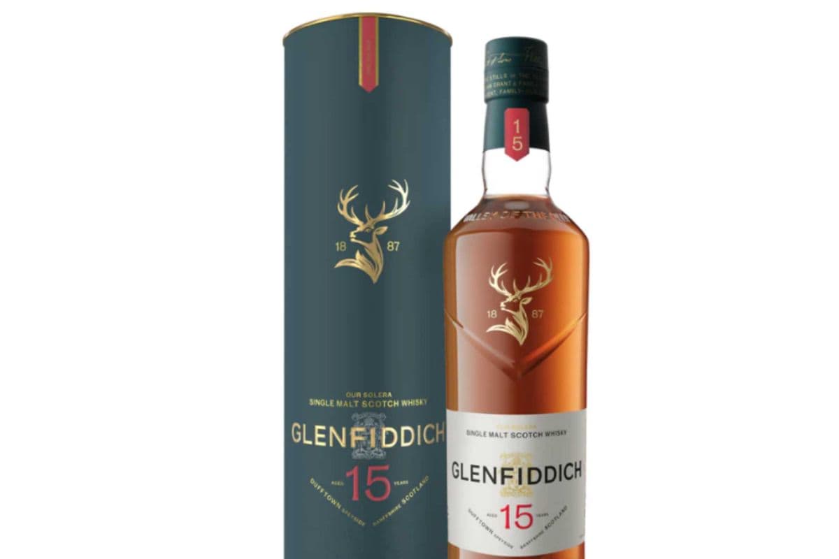 Glenfiddich 15 Year Old Solera Reserve Single Malt Scotch Whisky 750ml (1 x 750)