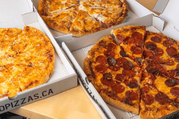 Family Deal 1 B - Two 14" X-Large Pizzas with Salad + 2L Pepsi