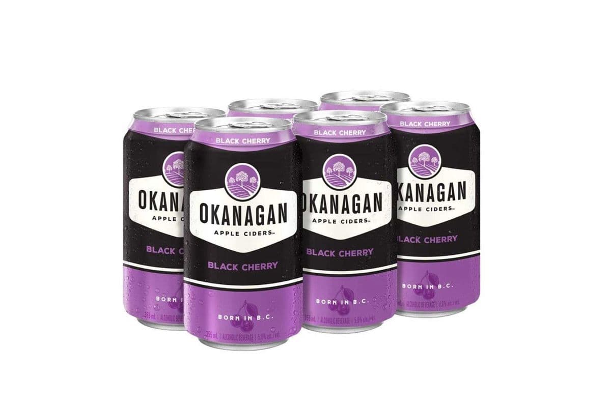 Okanagan Apple Ciders- Black Cherry Can (6 x 355ml Cans)