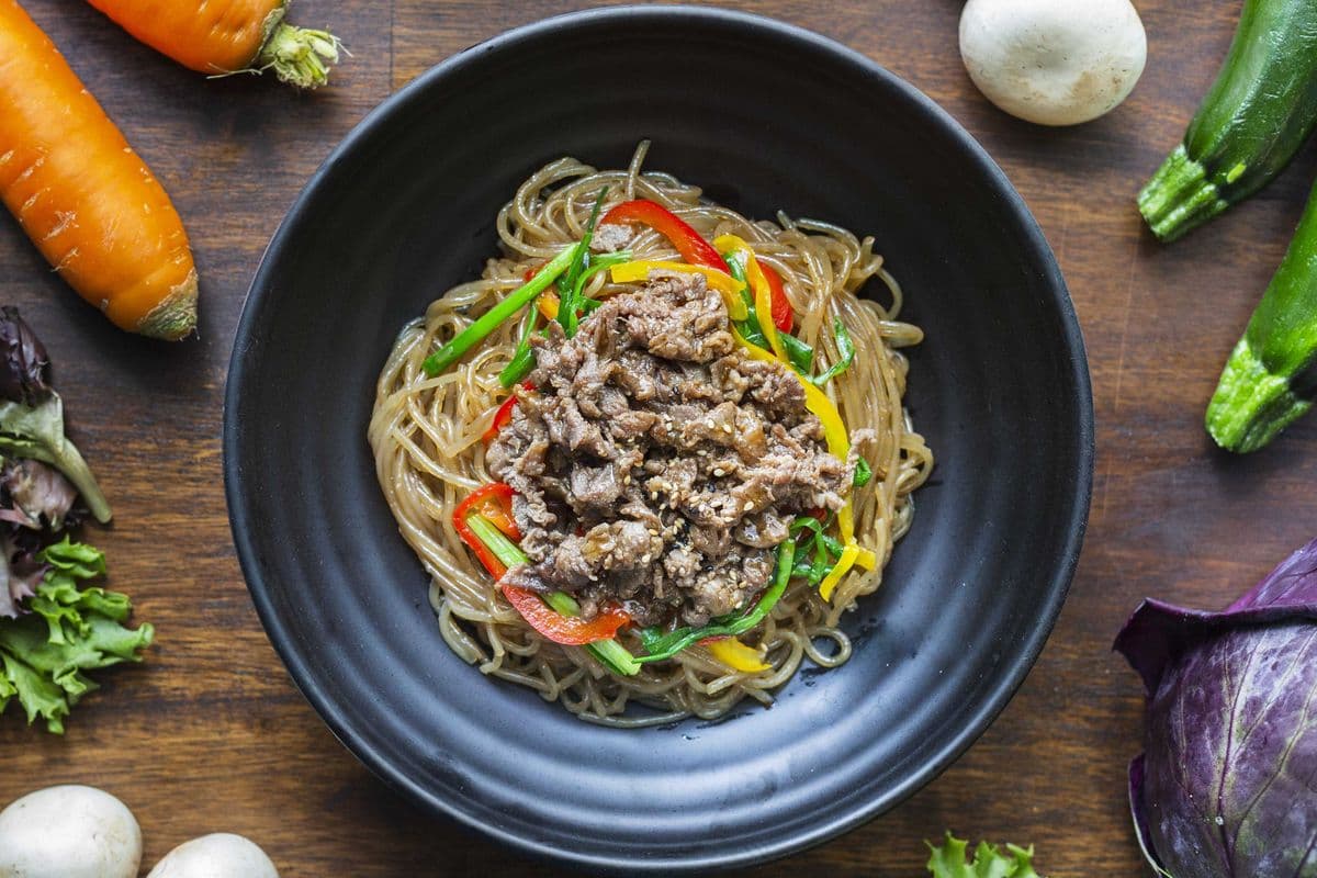 Small Beef Japchae