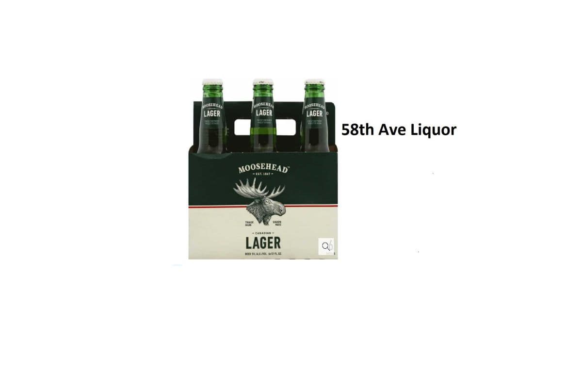 MOOSEHEAD LAGER 6 BOTTLES (1 x 6x341ML)