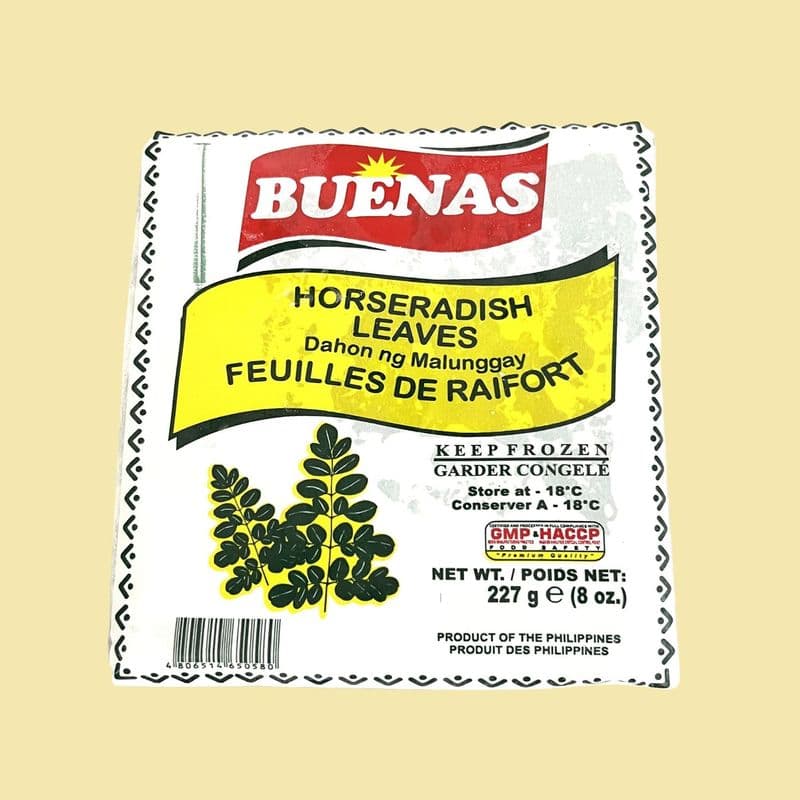 Horseradish Leaves (Dahon ng Malunggay) 8oz - Buenas