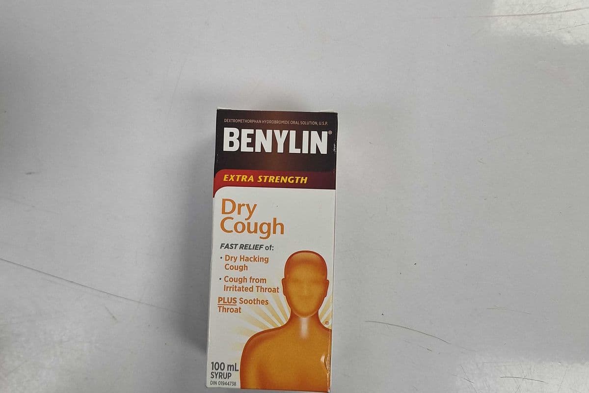 Benylin Dry Cough Syrup Extra Strength (100 ml) - 14.99