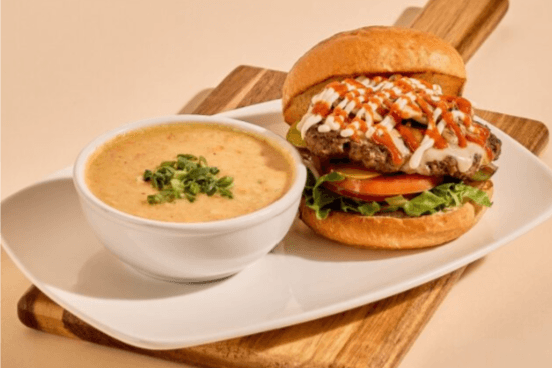 Loaded Mushroom Burger